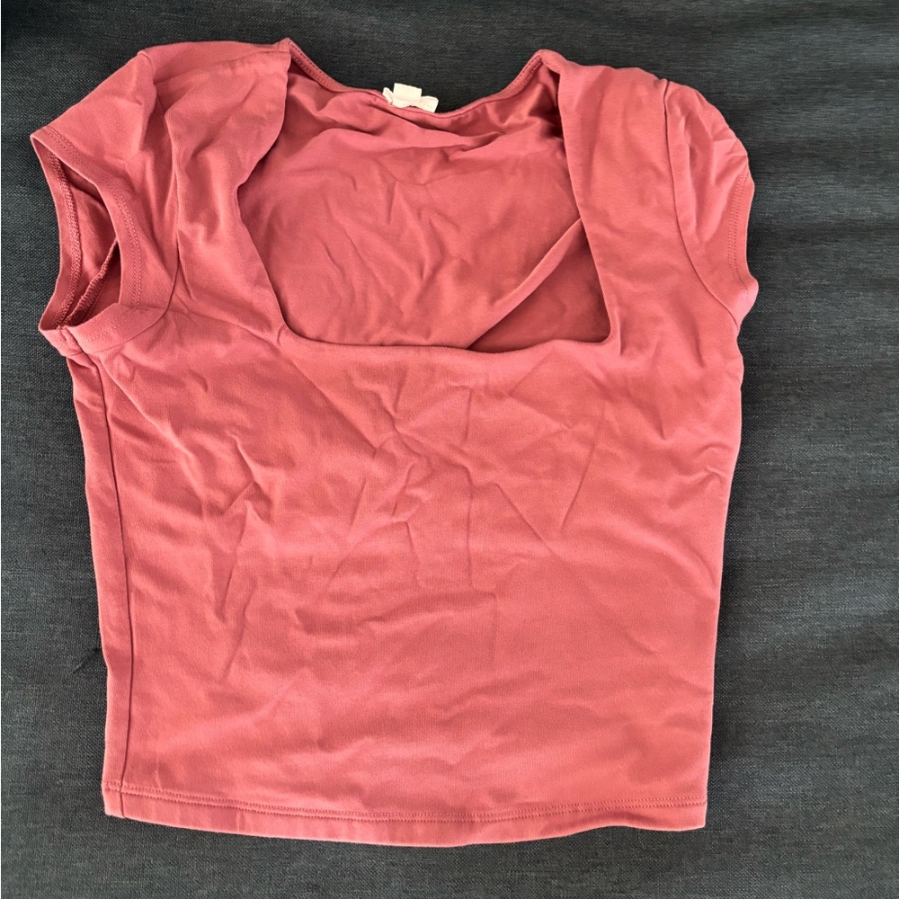 Garage Square Neck Mauve Top